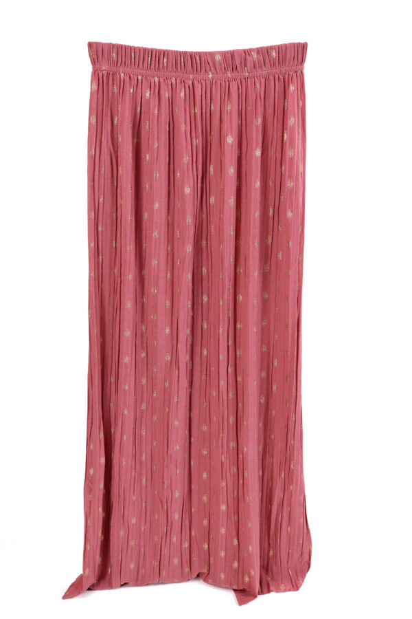 A-Line Lycra Skirt with Golden Dots – Elegant Ethnic Skirt for Women